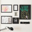 Jan. 31.2018 #思い出をととのえる プチプラフレームで「手放せなかった子供の作品」を海外インテリア風に飾ってみました♪