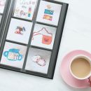 Mar.05.2018 #思い出をととのえる 子どもの作品写真「ましかくプリント」をアルバムに収めてみました