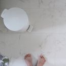 Nov.2.2016 洗面所の床を一流ホテルっぽく?大理石風タイルデザインがおススメ♪